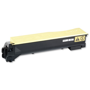 Kyocera TK-540Y Laser Toner Cartridge Page Life 4000pp Yellow Ref 1T02HLAEU0 Ident: 821T