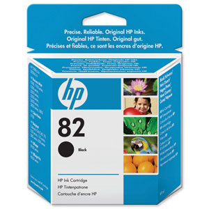Hewlett Packard [HP] No. 82 Inkjet Cartridge 69ml Black Ref CH565A