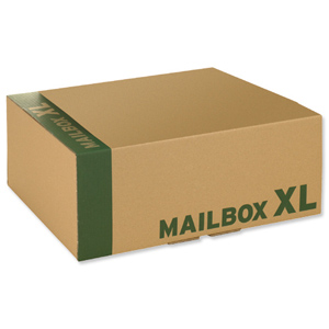 Mailing Carton Easy Assemble XL Brown [Pack 20]