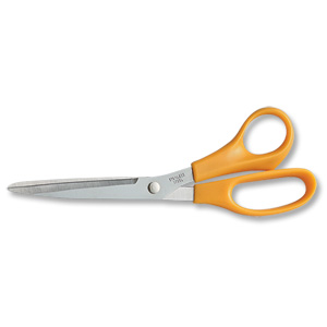 5 Star Right Handed Scissors 217mm Orange