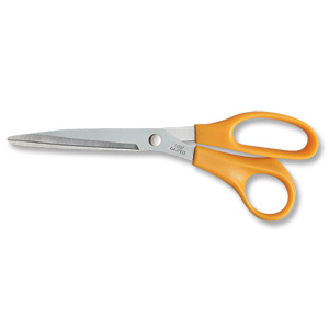 5 Star Left Handed Scissors 217mm Orange