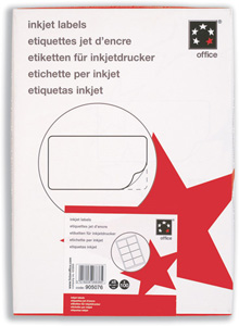 5 Star Addressing Labels Inkjet 8 per Sheet 99.1x67.7mm White [800 Labels]
