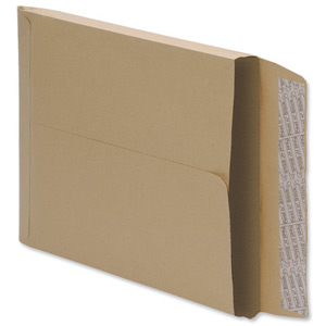 5 Star Envelopes Peel and Seal Gusset 25mm 115gsm Manilla C4 [Pack 125]