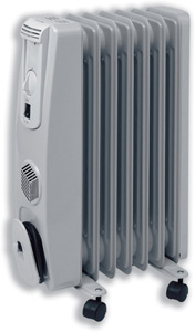 Heatrunner Heater for 15m.sq 230V/50Hz 1500W W245xD392xH630mm Ref NYAF-7