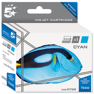 5 Star Compatible Inkjet Cartridge Page Life 400pp Cyan [Epson T044240 Alternative] Ident: 803H