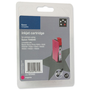 5 Star Compatible Inkjet Cartridge Page Life 400pp Magenta [Epson T048340 Equivalent]