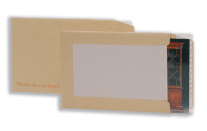 5 Star Envelopes Board-backed Peel and Seal 115gsm Manilla 350x248mm [Pack 125]
