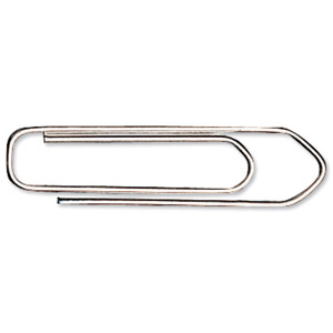 5 Star No Tear Paperclips Extra Large Length 33mm [Pack 10x100]