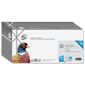 5 Star Compatible Laser Toner Cartridge Page Life 2000pp Cyan [HP No. 124A Q6001A Alternative] Ident: 816A