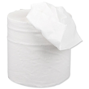 5 Star Centrefeed Tissue Refill for Dispenser White Two-ply 150m [Pack 6]