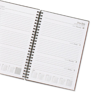 5 Star 2013 Wirobound Diary Week to View Double Page Spread 120 Pages W210xH297mm A4 Black