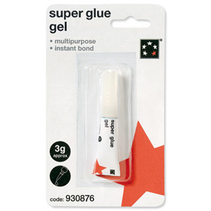 5 Star Super Glue Gel Multipurpose Instant-bond Non-drip 3g