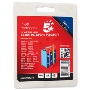 5 Star Compatible Inkjet Cartridge Colour [Epson T089640 Alternative]