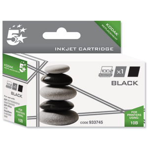 5 Star Compatible Inkjet Cartridge Black [Kodak 10B Equivalent] Ident: 820A