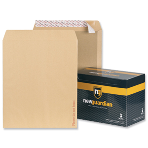 New Guardian Envelopes Heavyweight Board-backed Peel and Seal Manilla 444x368mm [Pack 50]