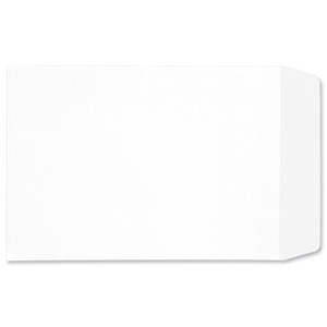 5 Star Envelopes Pocket Press Seal 90gsm White C4 [Pack 250]