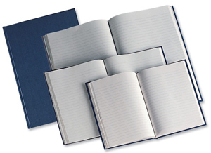Manuscript Book Casebound 70gsm Ruled 190 Pages A4 [Pack 5]