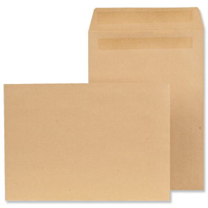 New Guardian Envelopes Mediumweight Pocket Press Seal 90gsm Manilla C4 [Pack 250]