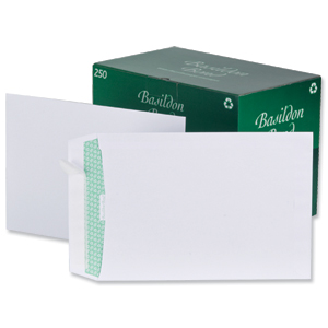 Basildon Bond Envelopes Pocket Peel and Seal 100gsm White C4 [Pack 250]