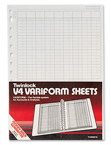 Twinlock V4 Variform Double Cash Sheets Ref 75953 [Pack 75]